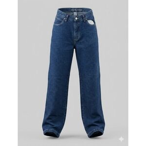 B.U.M. Equipment Women's NWOT Vintage Wide Leg Denim Blue Jeans. Size 5/6